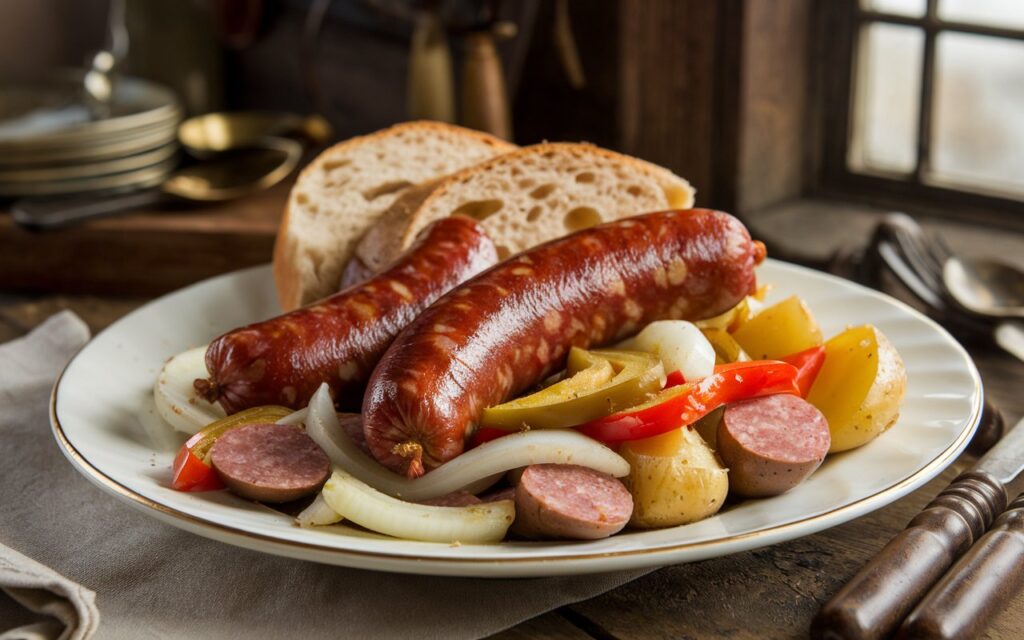 What is good with smoked sausage