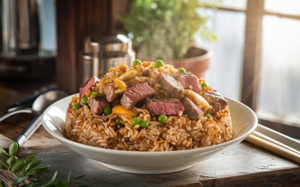 steak fried rice