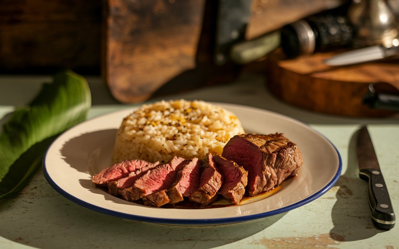 Do steak and rice go together